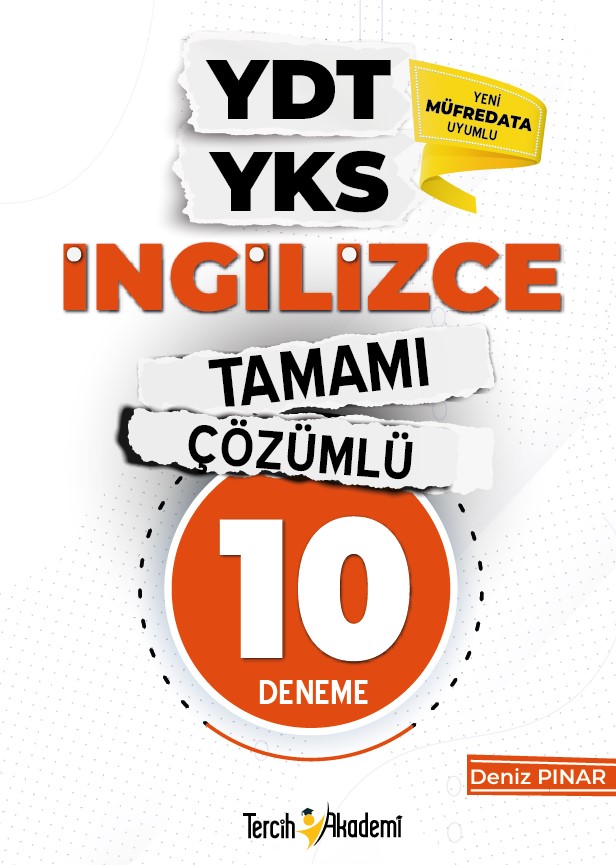 YDT YKS İNGİLİZCE 10 ÇÖZÜMLÜ DENEME ÇÖZÜMLERİ DENİZ PINAR